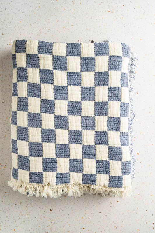 Mira Cotton Quilted Throw