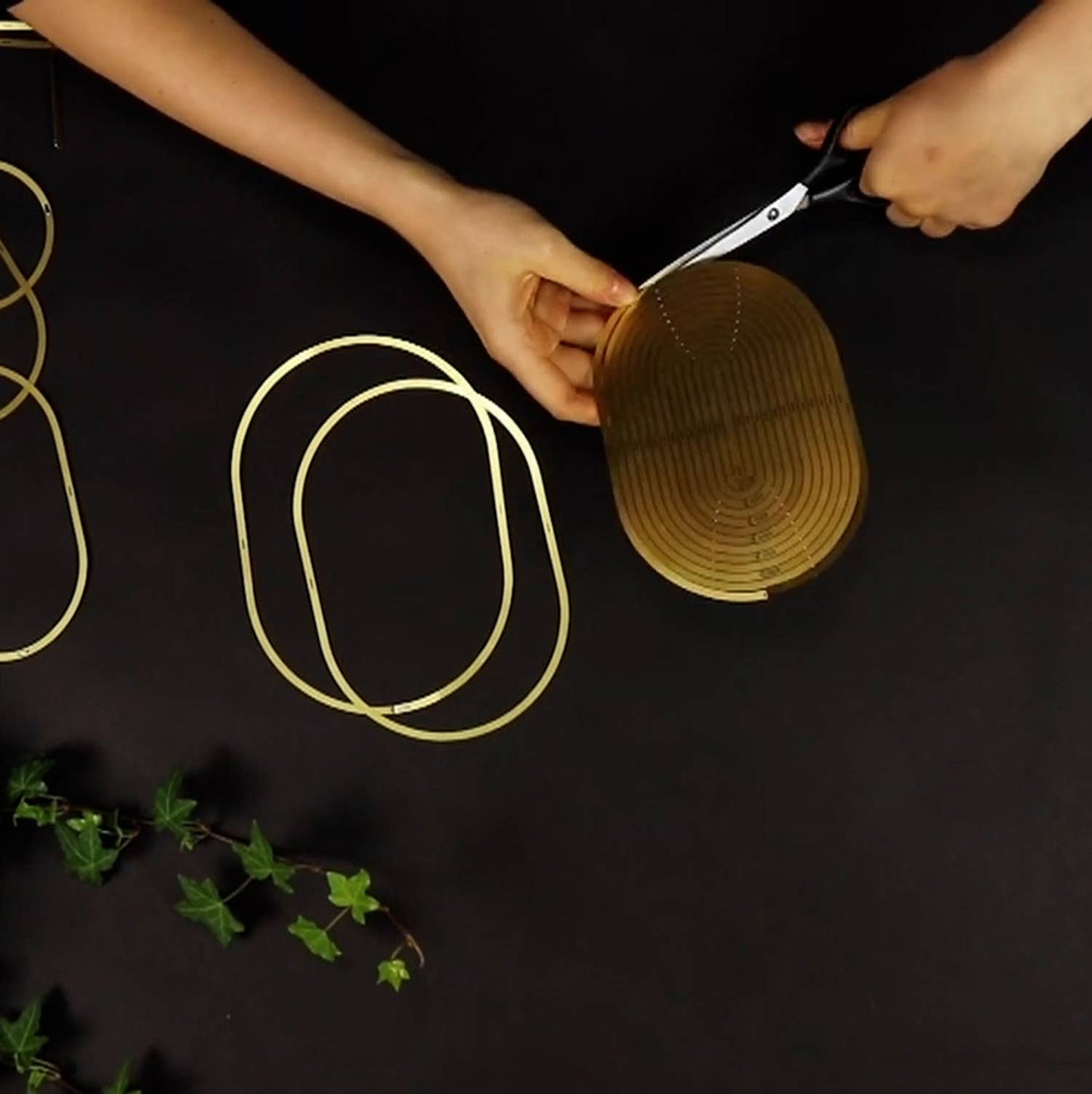 Gold Brass Chain - Plant Support for climbing plants
