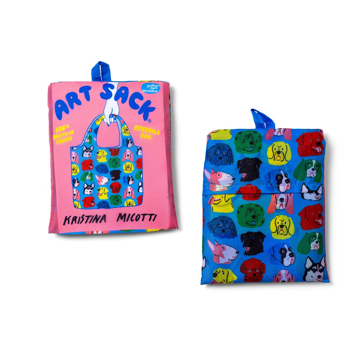 Dogs Art Sack® by Kristina Micotti - Reusable Tote Bag
