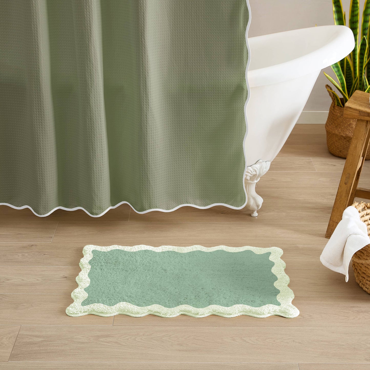 Nereida Bath Mat (Sage)