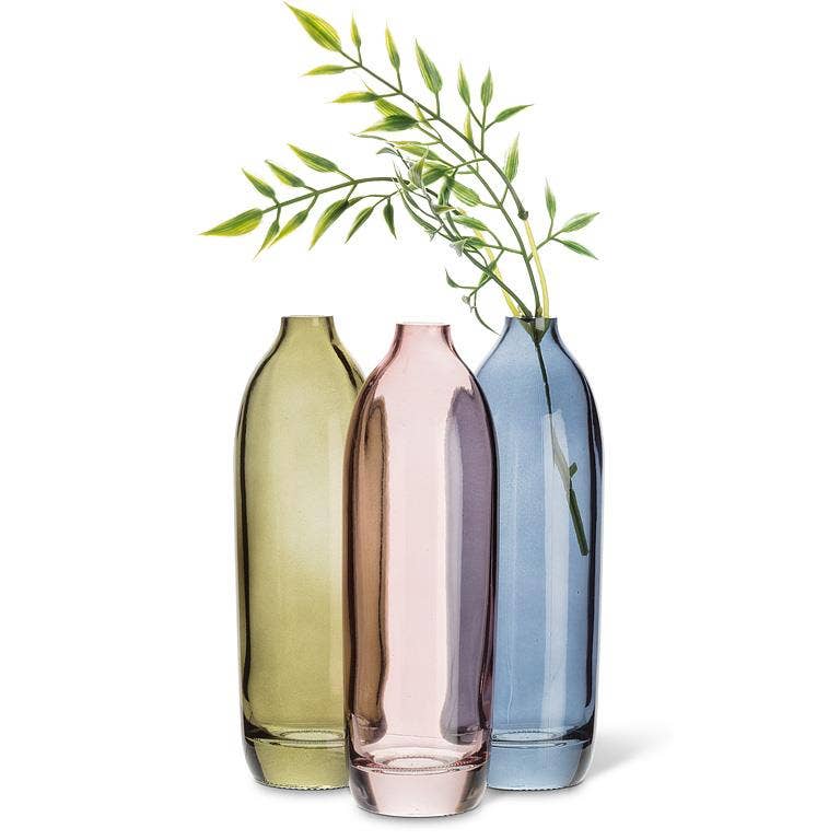 Tall Bud Vase-Moss Green-7.5"H