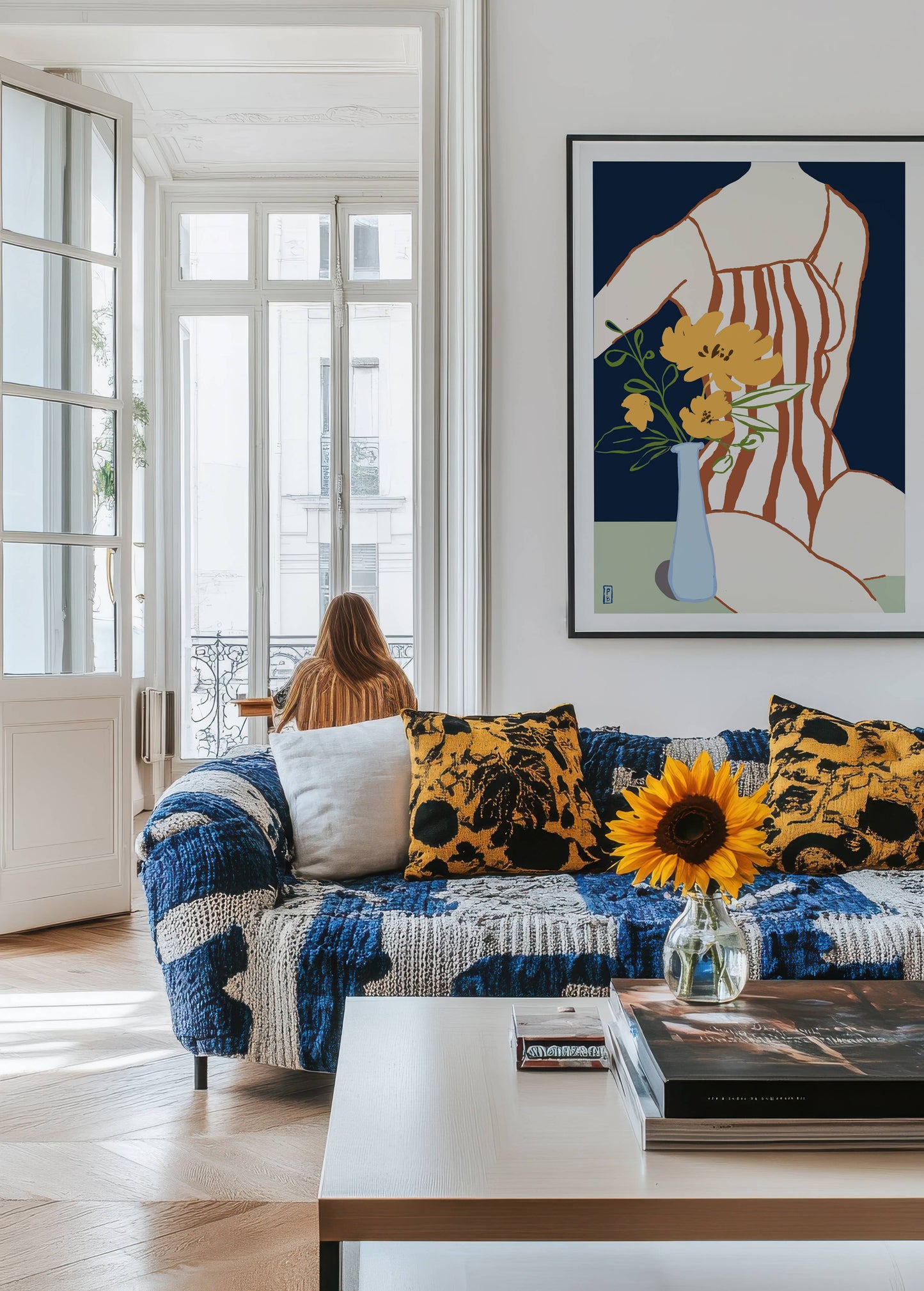 "Yellow Flowers", Giclée Fine Art Print