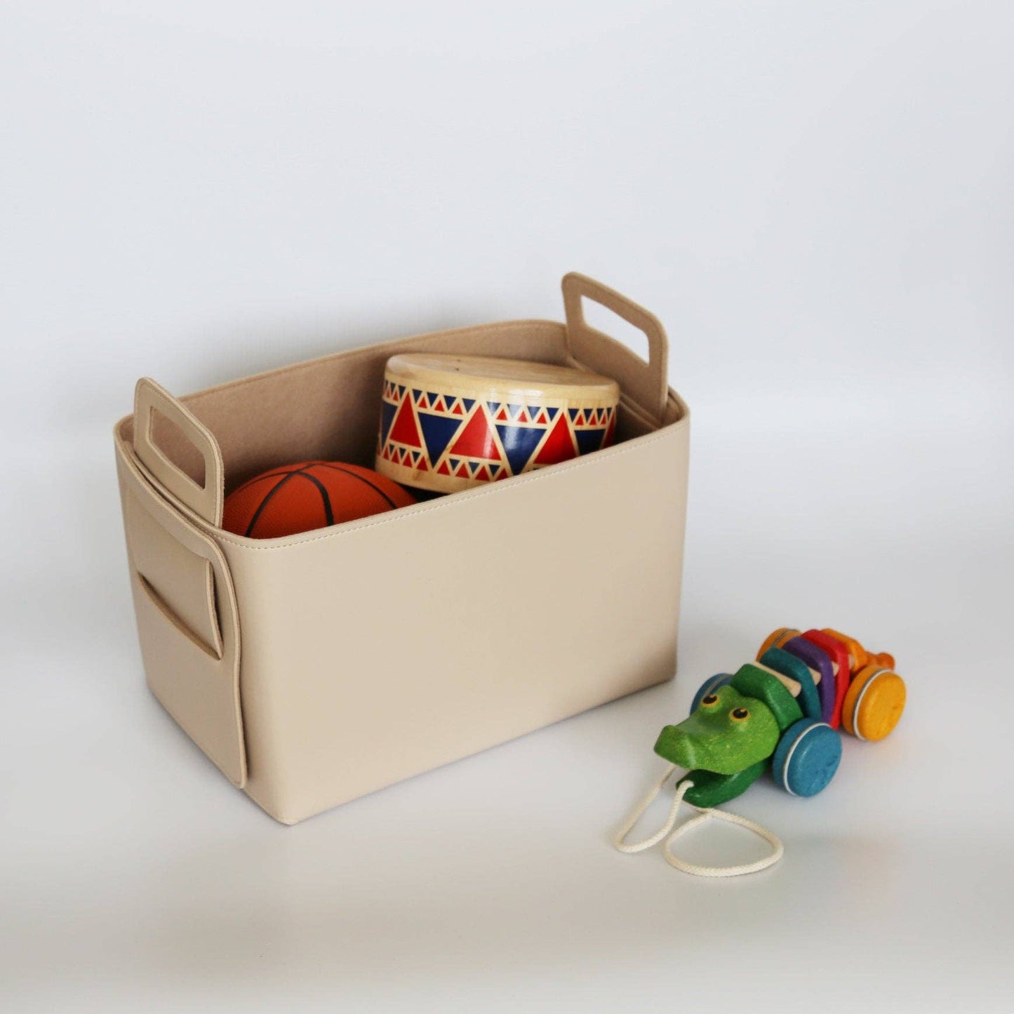 Felt-lined Storage Basket, Gift Box