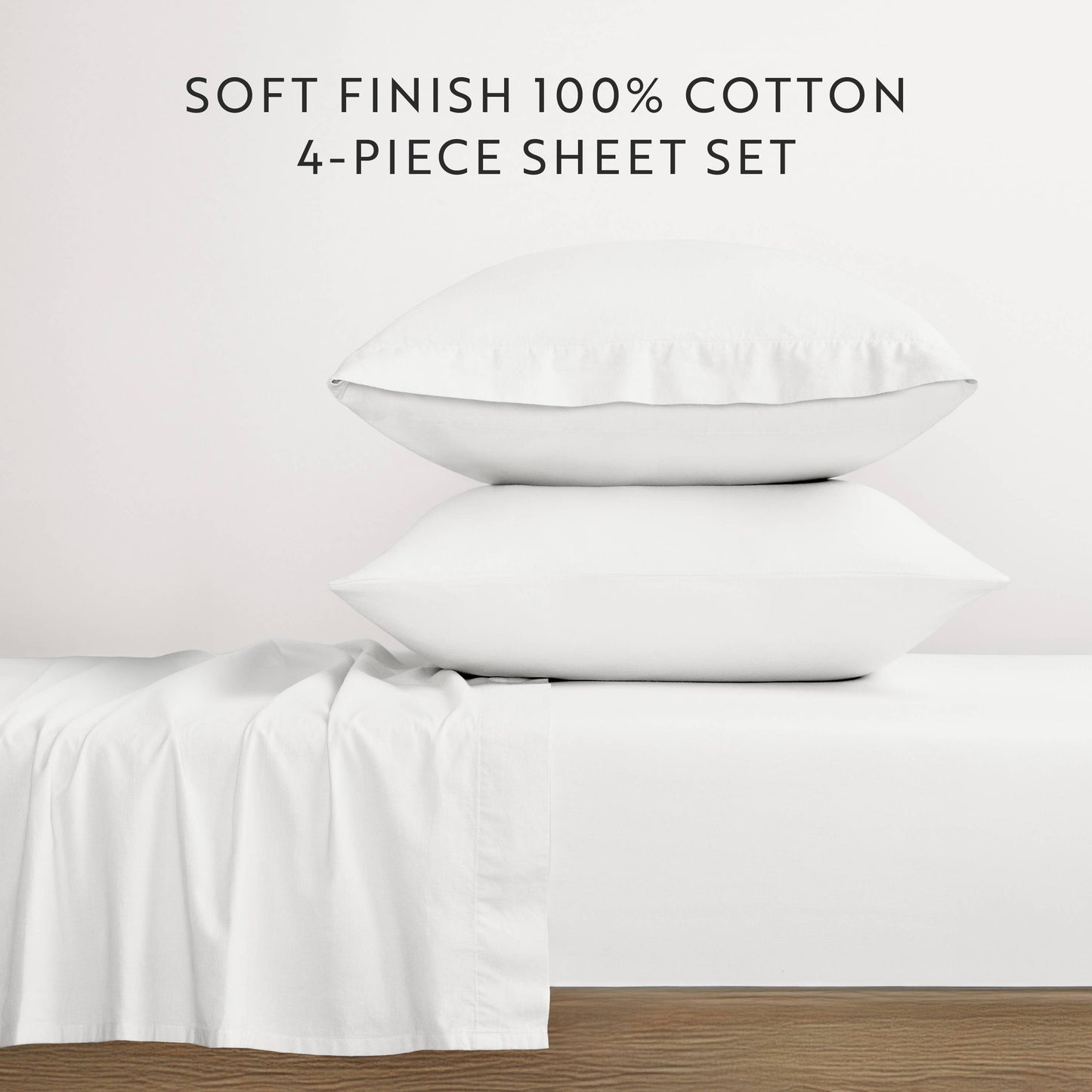 Ultra Soft 100% Cotton Percale Sheet Set