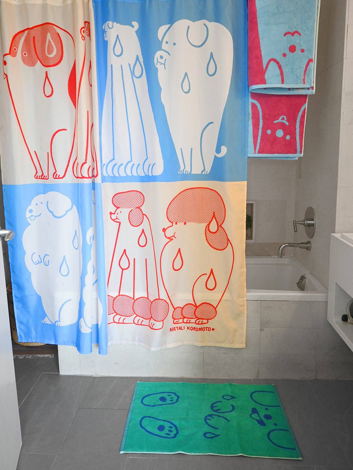 Wet Dogs Bath Mat