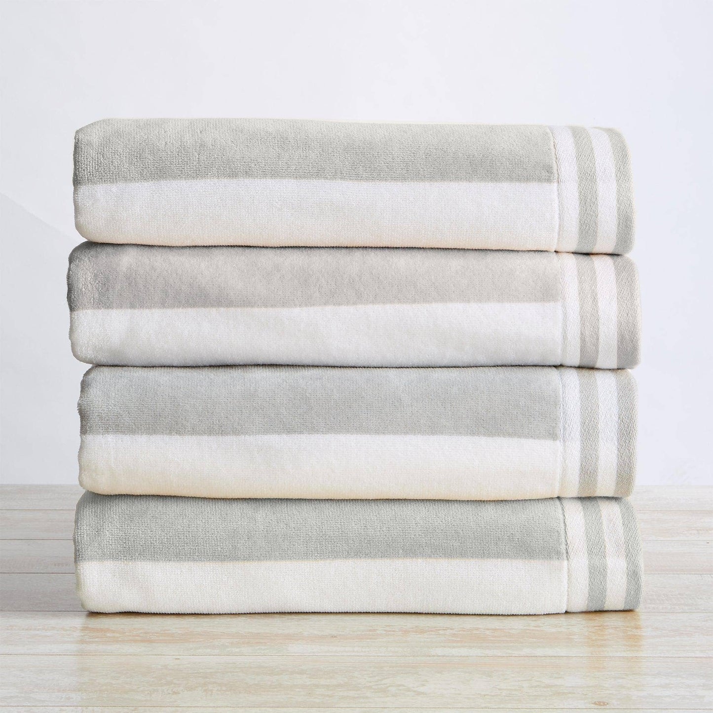 Oversized Cabana Beach Towels - 4pk - 100% Cotton