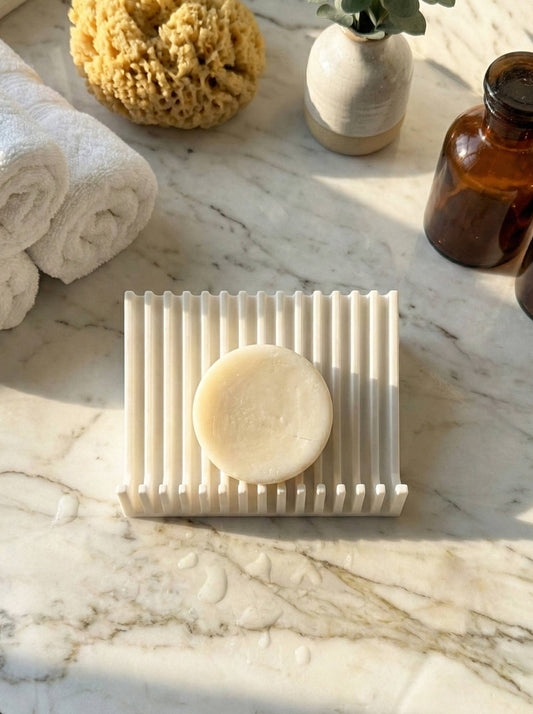 Self-Draining Soap Dish