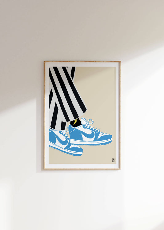 "Blue Nike Air", Giclée Fine Art Print