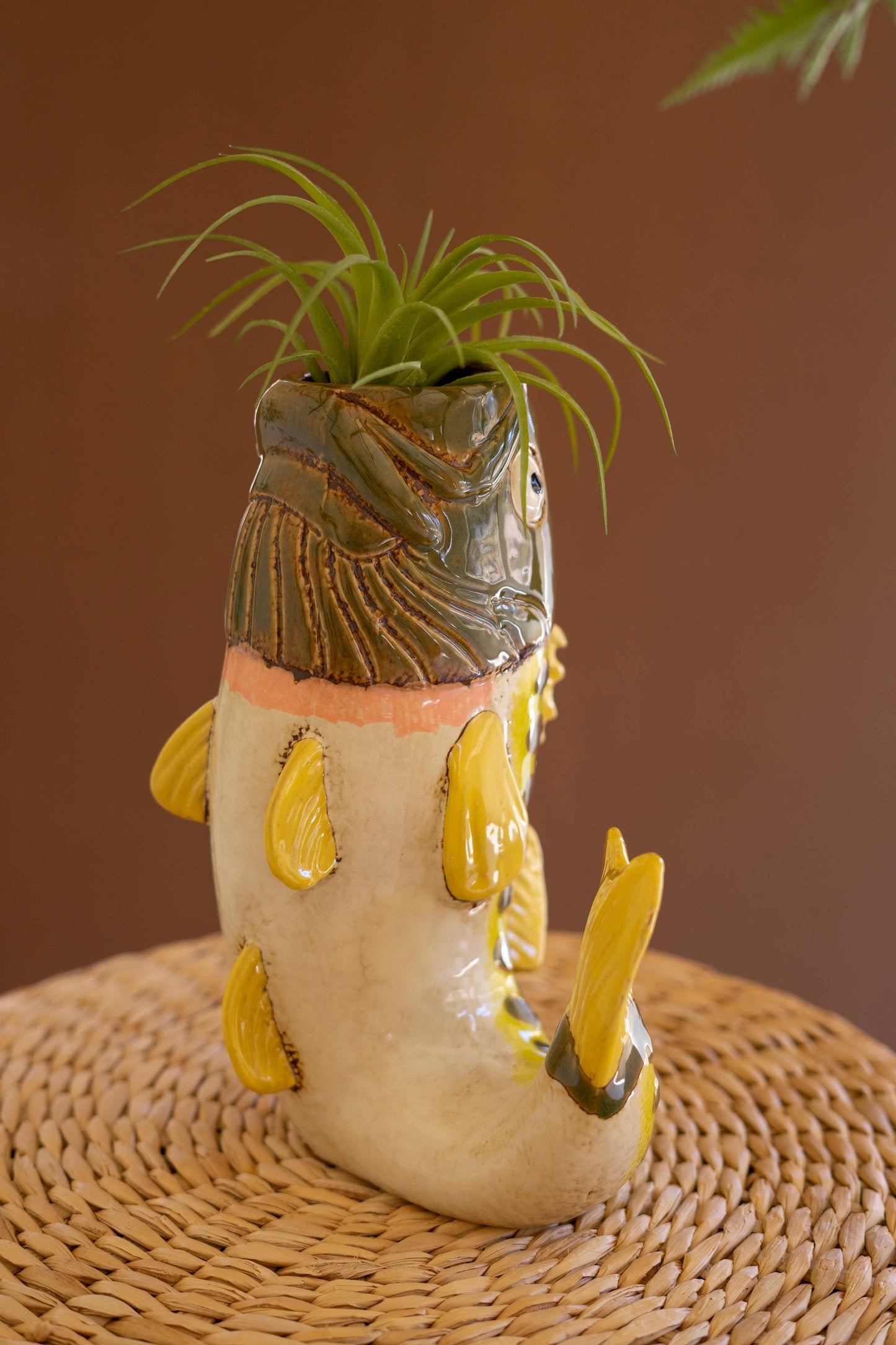 Tabletop Largemouth Bass Vase