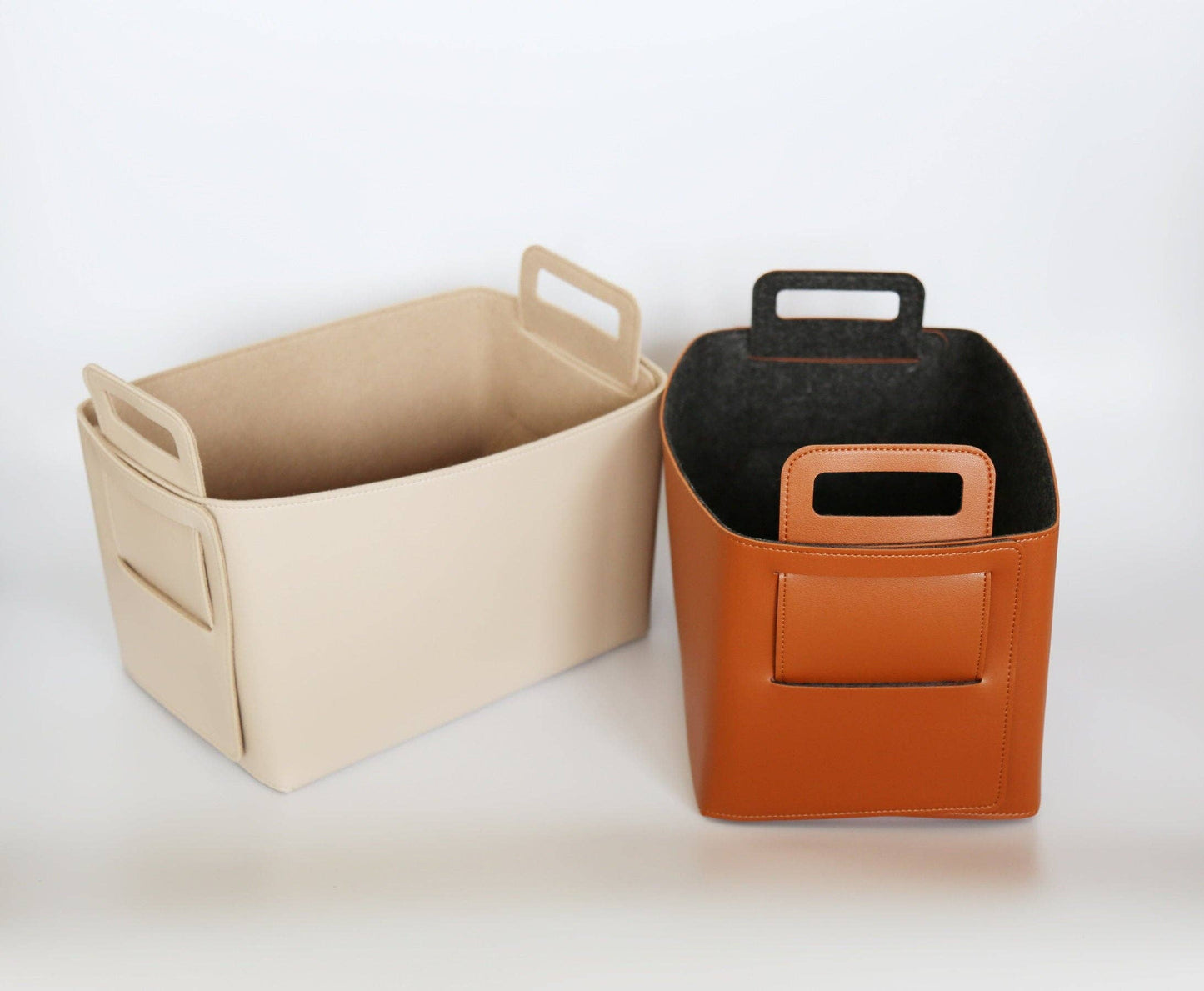 Felt-lined Storage Basket, Gift Box