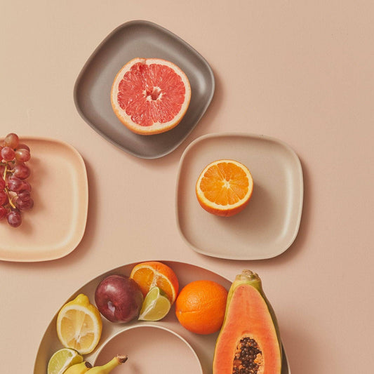 Set of 4: Gusto Side Plate - Stone