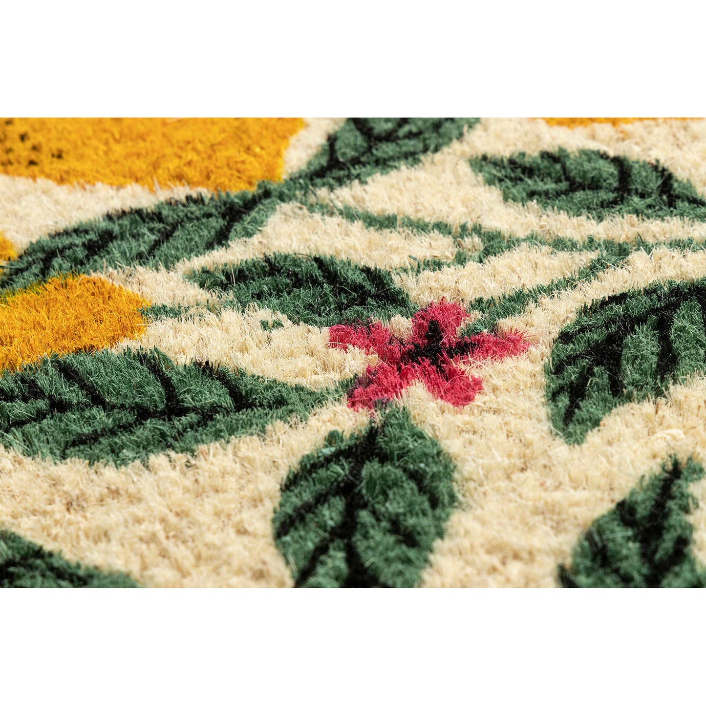 Lemons Handwoven Coconut Fiber Doormat