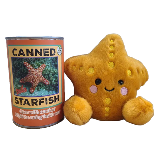 Stella the Canned Starfish - Eco-Friendly Plush w/Jokes