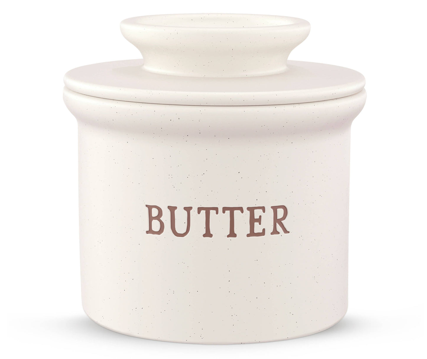 Kook French Butter Keeper Dish, Ceramic