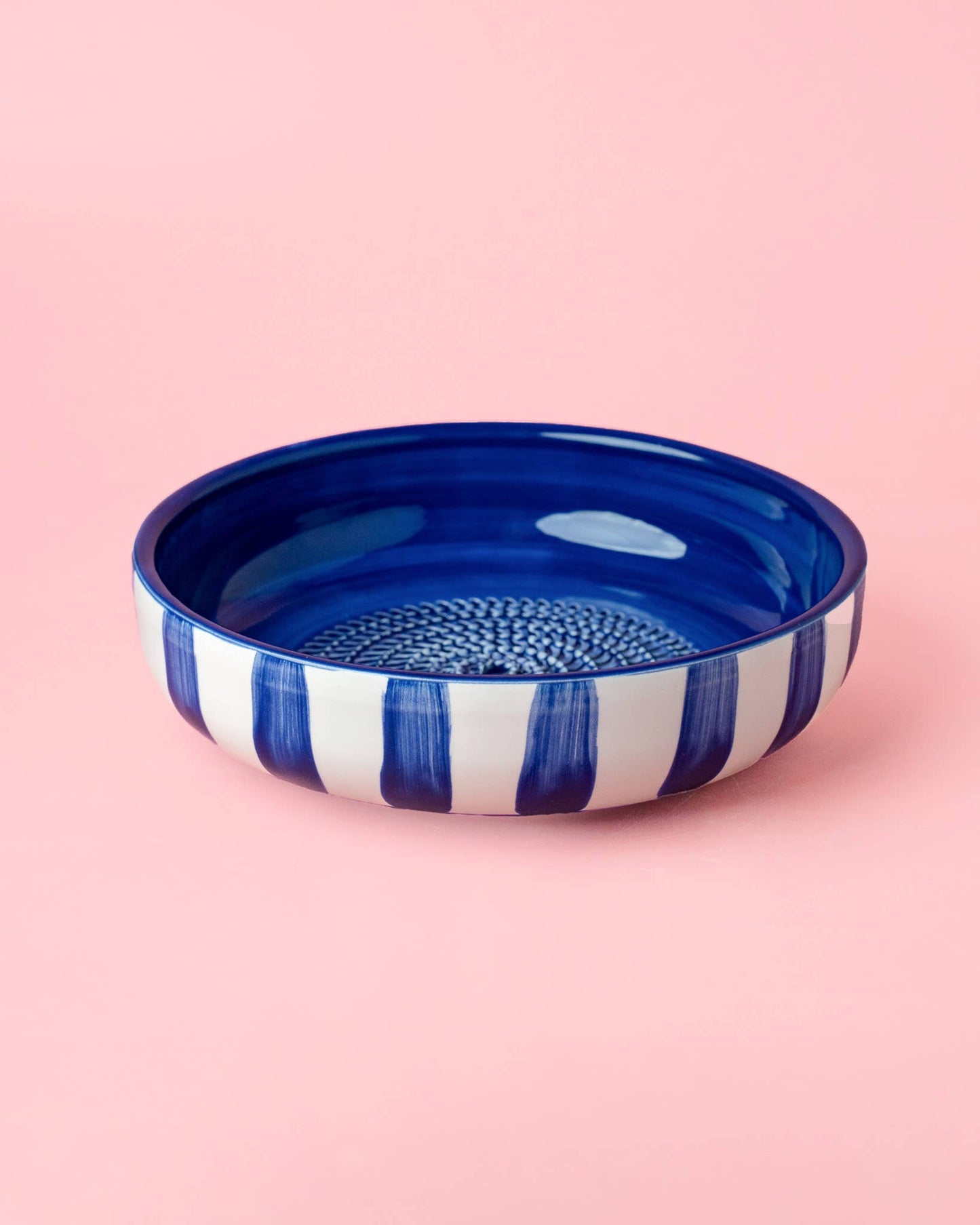 Ceramic Garlic Grater Set – With Silicone Lid & Wooden Spoon