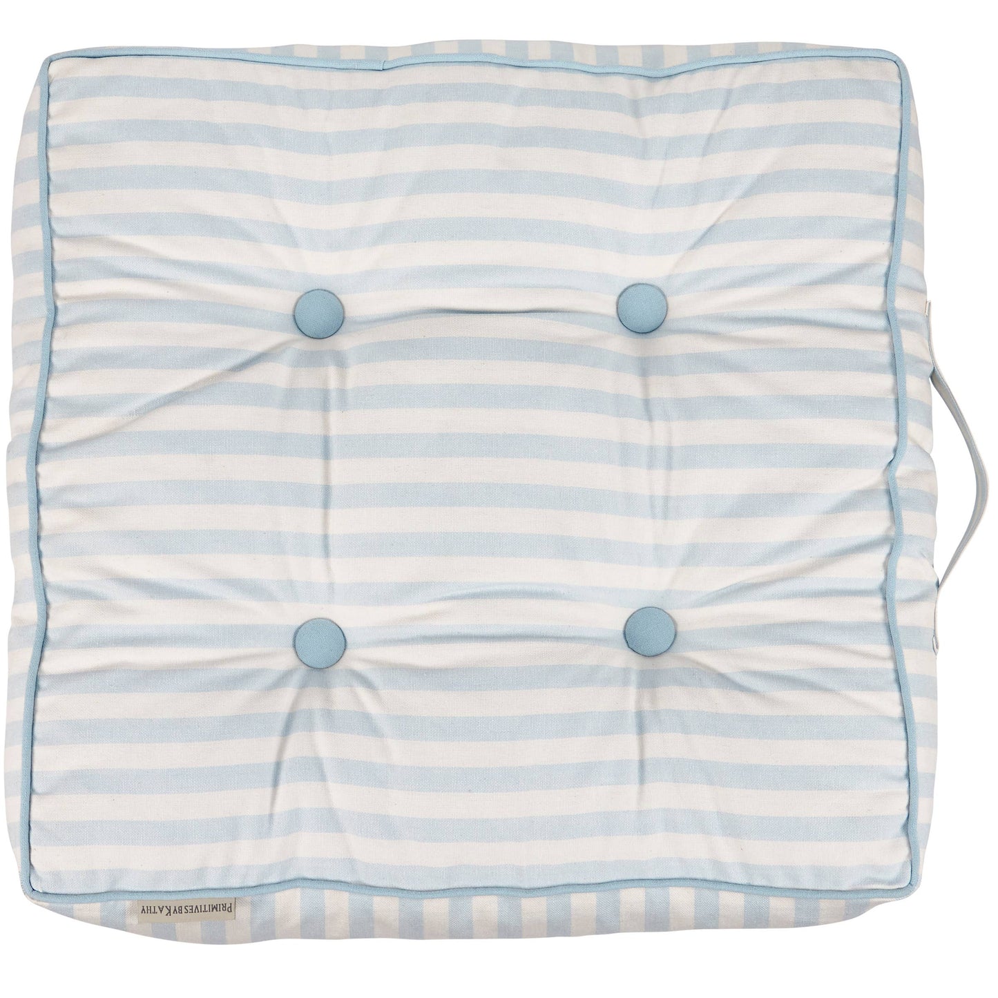 Sky Blue Stripe Floor Pillow