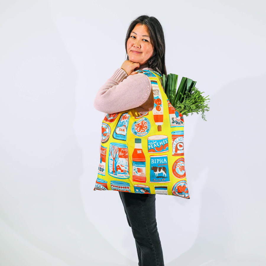 Tins Art Sack® Reusable Tote Bag by The Printed Peanut