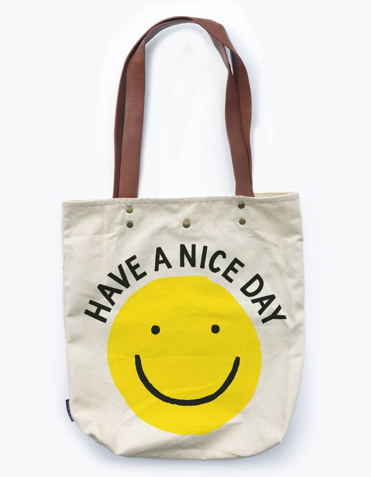 Smiley Canvas Tote