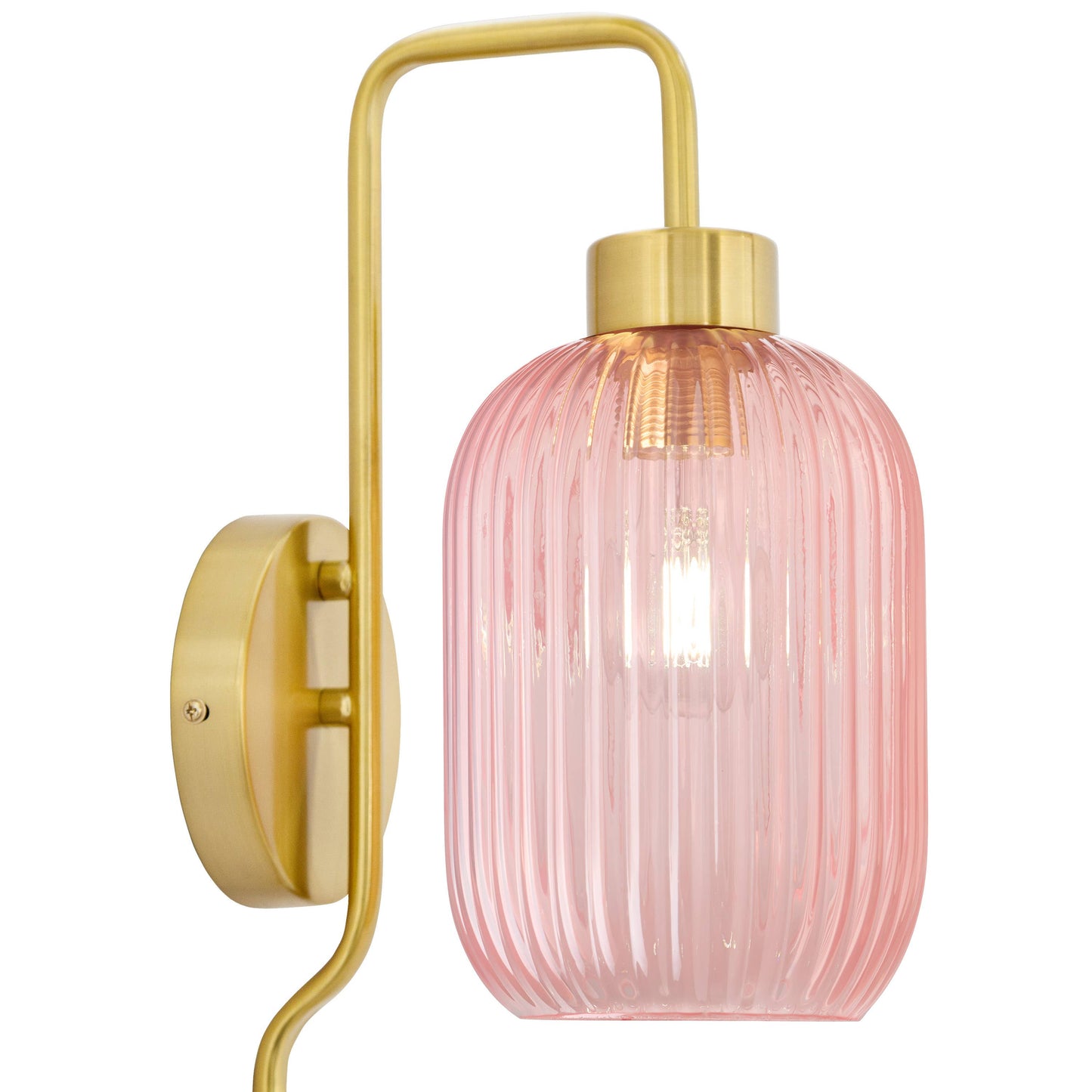 32"H Davia Retro Wall Sconce Pink, White, Smoke, or Green
