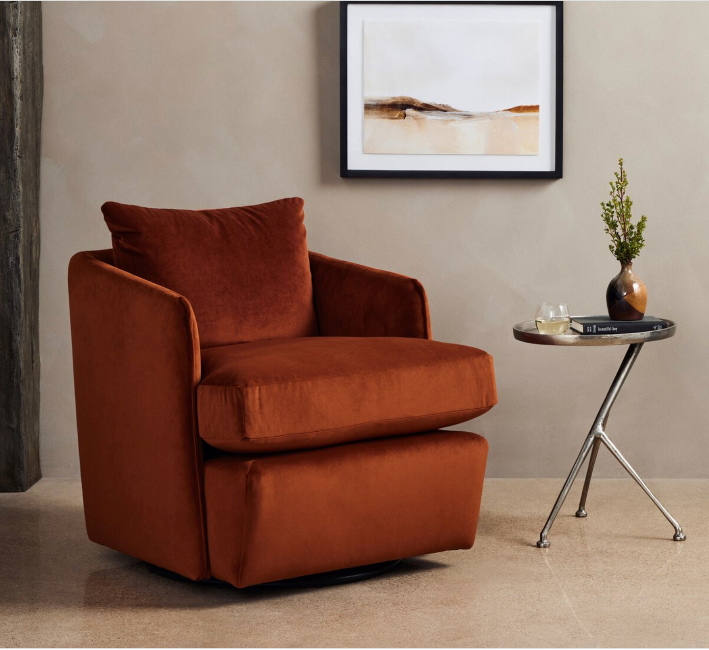Whittaker Swivel Chair- Rus