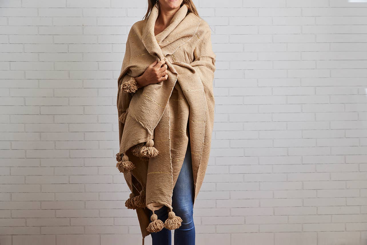 Moroccan Blankets: Brown