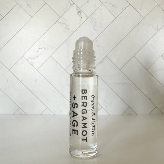 Bergamot+Sage Essential Oil Roll-On