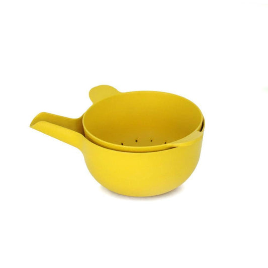 Pronto Small Mixing Bowl & Colander Set - Lemon