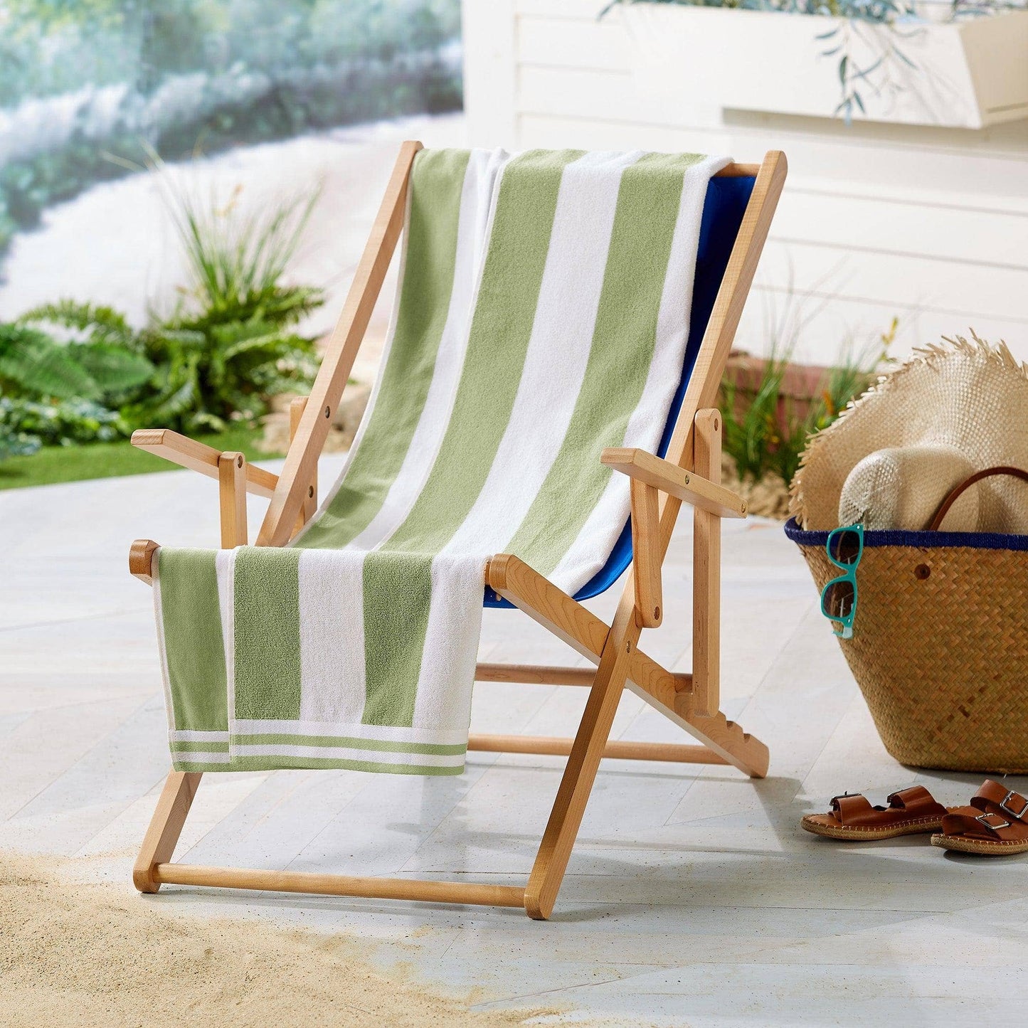 Oversized Cabana Beach Towels - 4pk - 100% Cotton