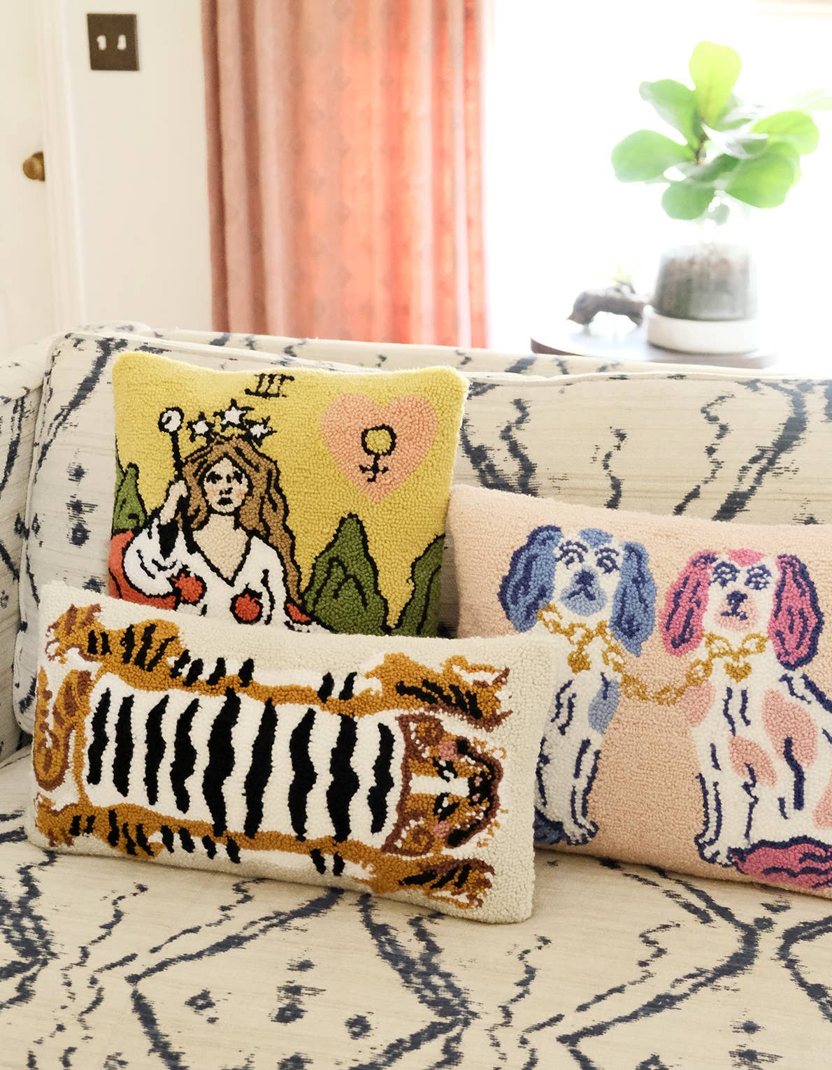 Empress Tarot Card Throw Pillow