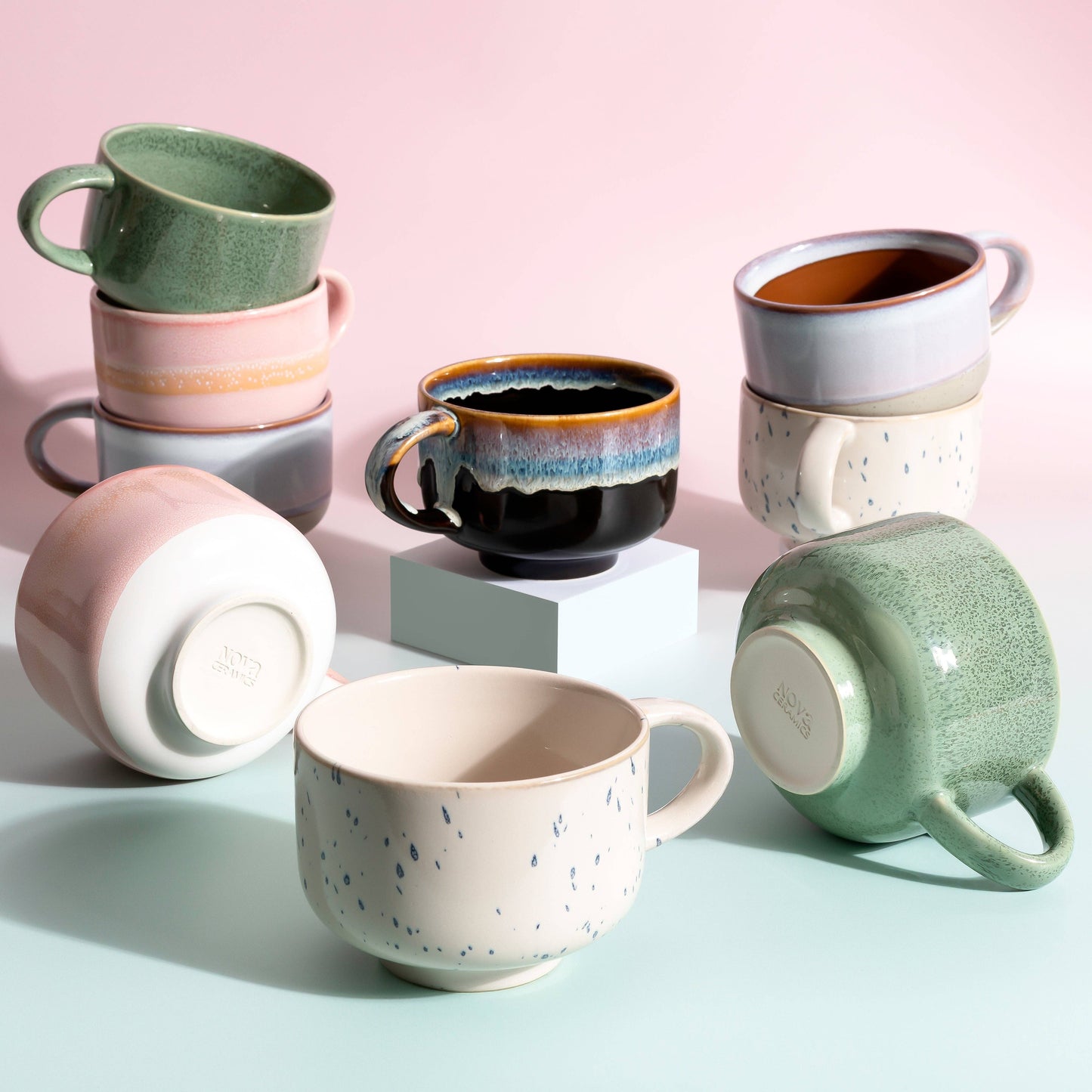 Monsoon Ceramic Handmade Mug - 16oz