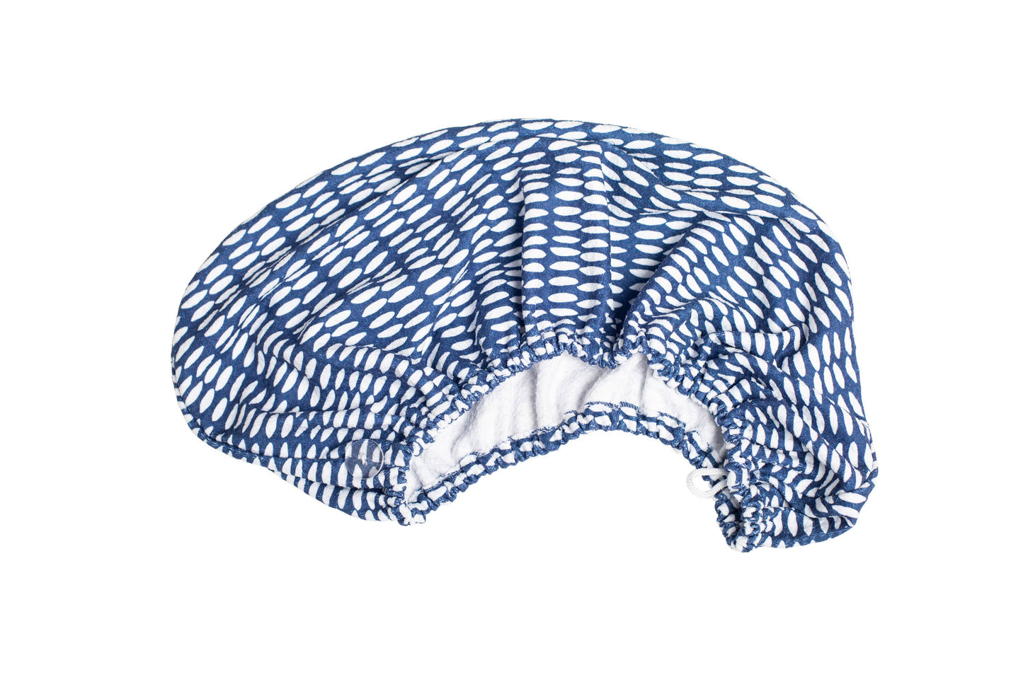 Hair Towel Wrap - Beans in Navy