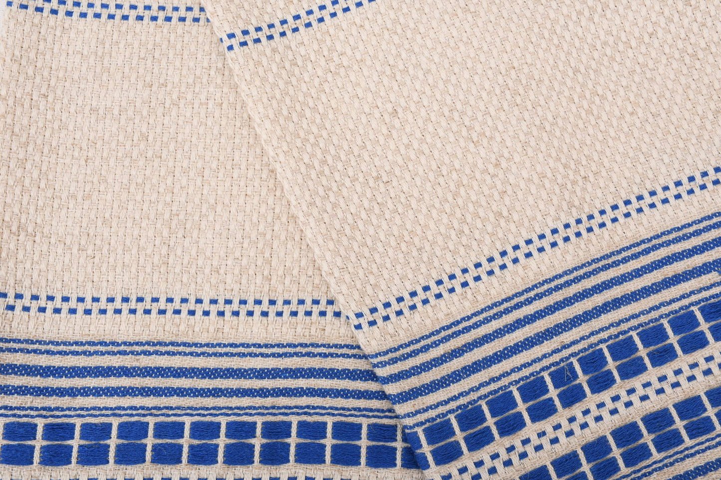 Turkish Hand Towels: Set of 2 (Blue loom)