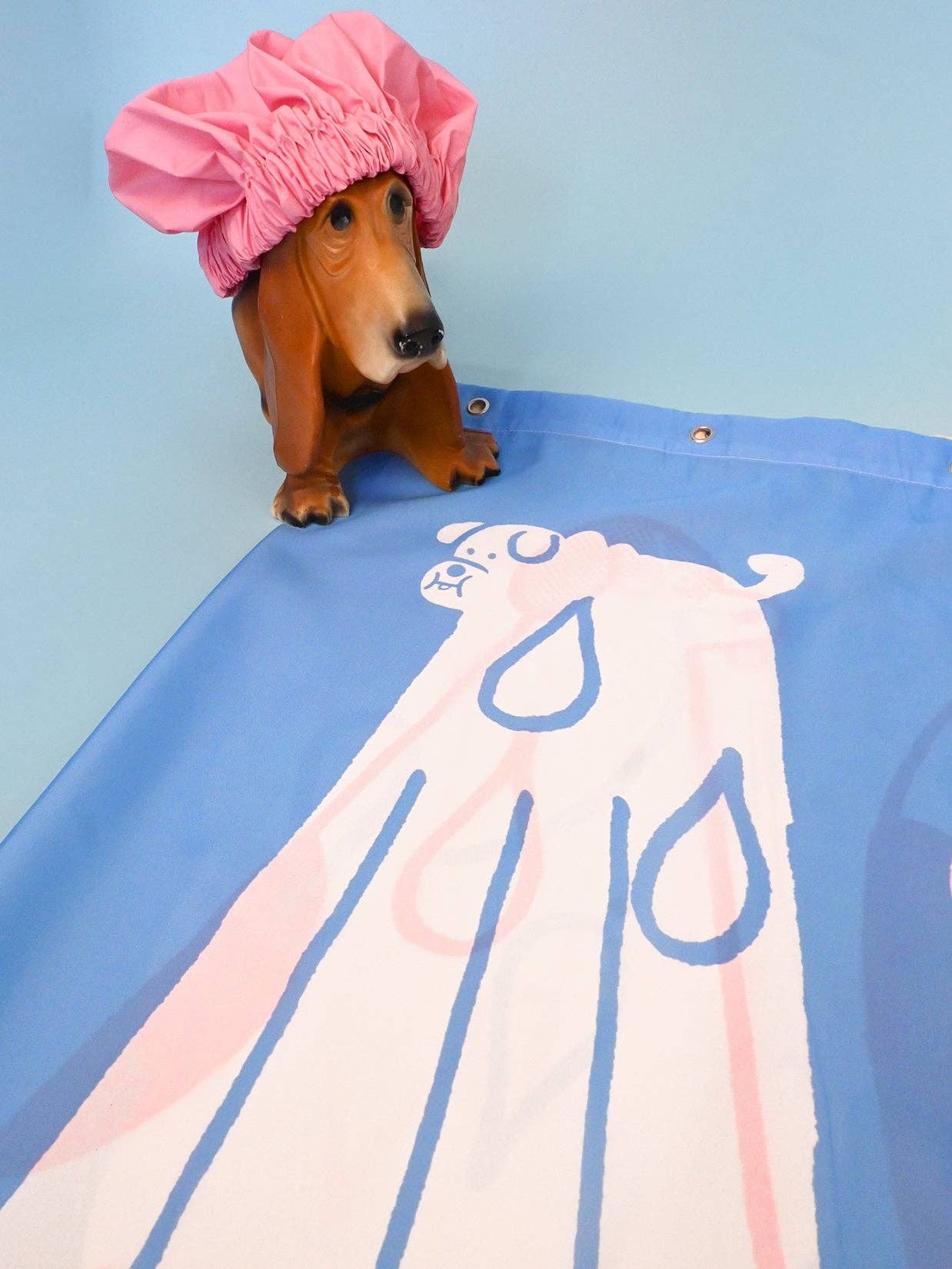Wet Dogs Shower Curtain