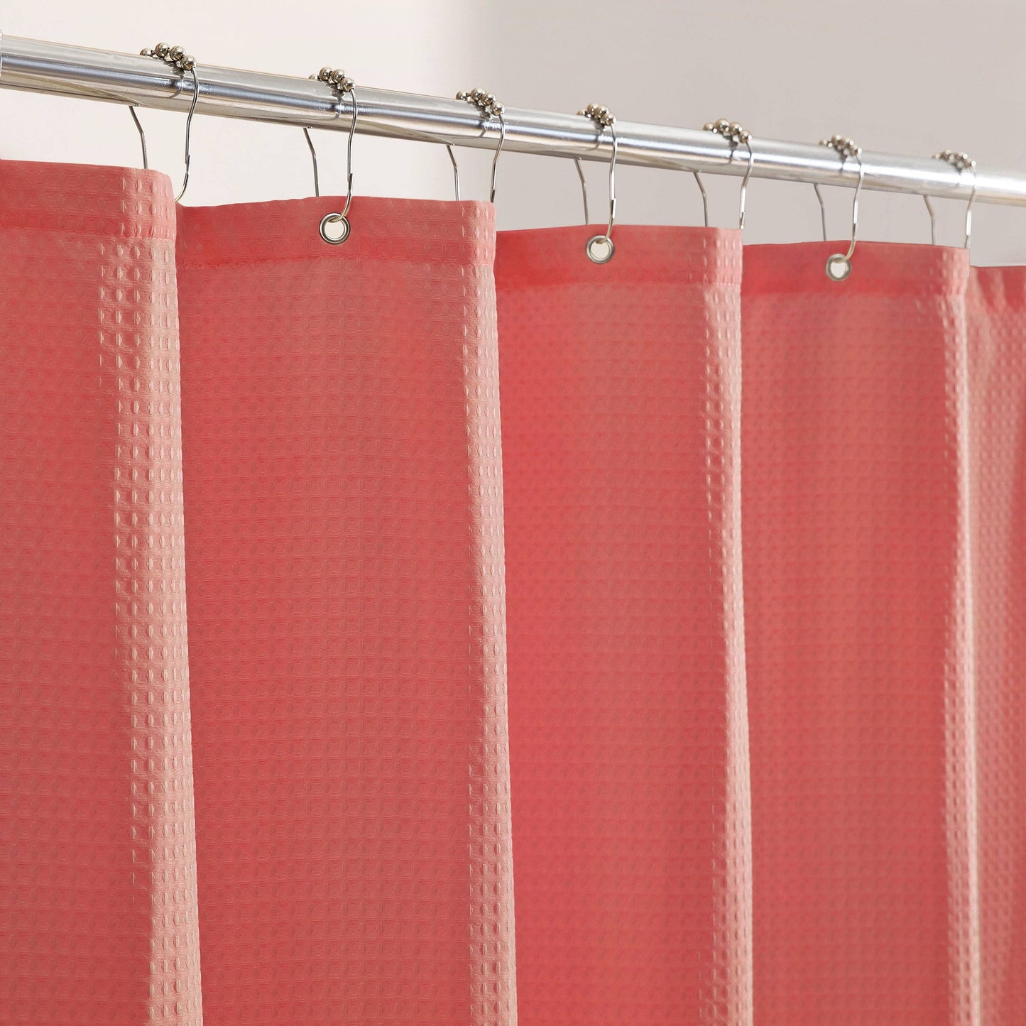 Anemona Shower Curtain (Light Coral/Coral)