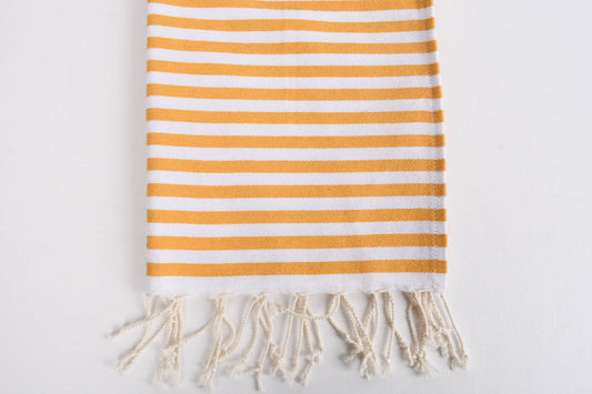 Turkish Hand Towels: Set of 2 (Yellow)