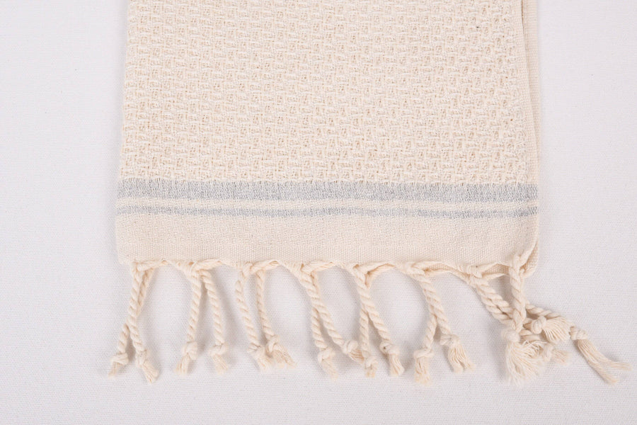 Turkish Hand Towels: Set of 2 (Beige)