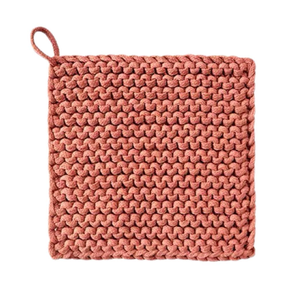 Cotton Crocheted Pot Holder
