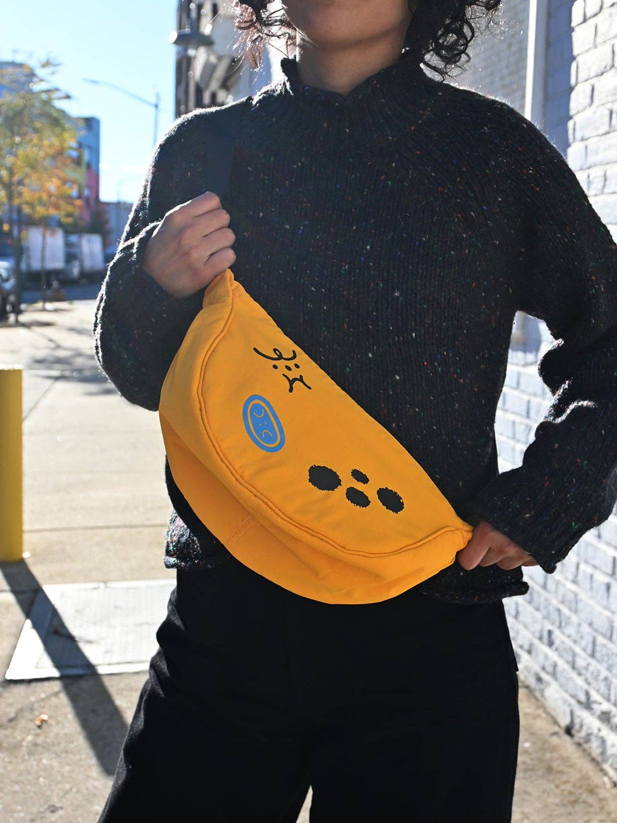 "Bad-nana" Crescent Bag