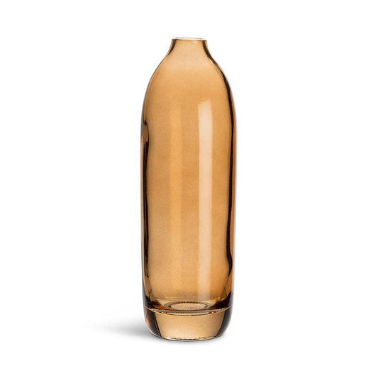 Tall Vase-Dark Amber-7.5"H