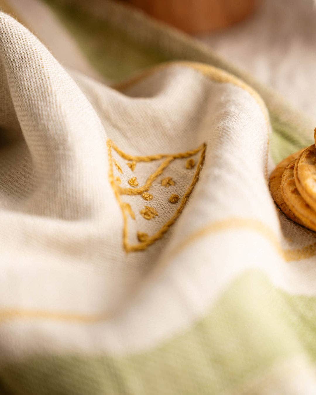 Cheese Hand-Stitched Tea Towel Set