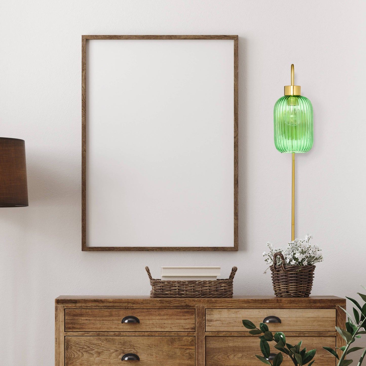 32"H Davia Retro Wall Sconce Pink, White, Smoke, or Green