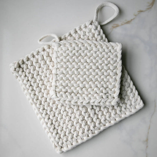 Cotton Crocheted Pot Holder