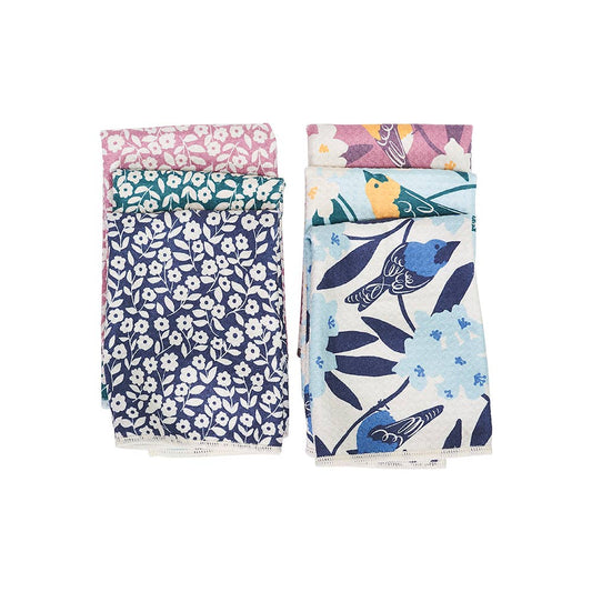 Mighty Mini Reversible Towels – Plum, Set of 3