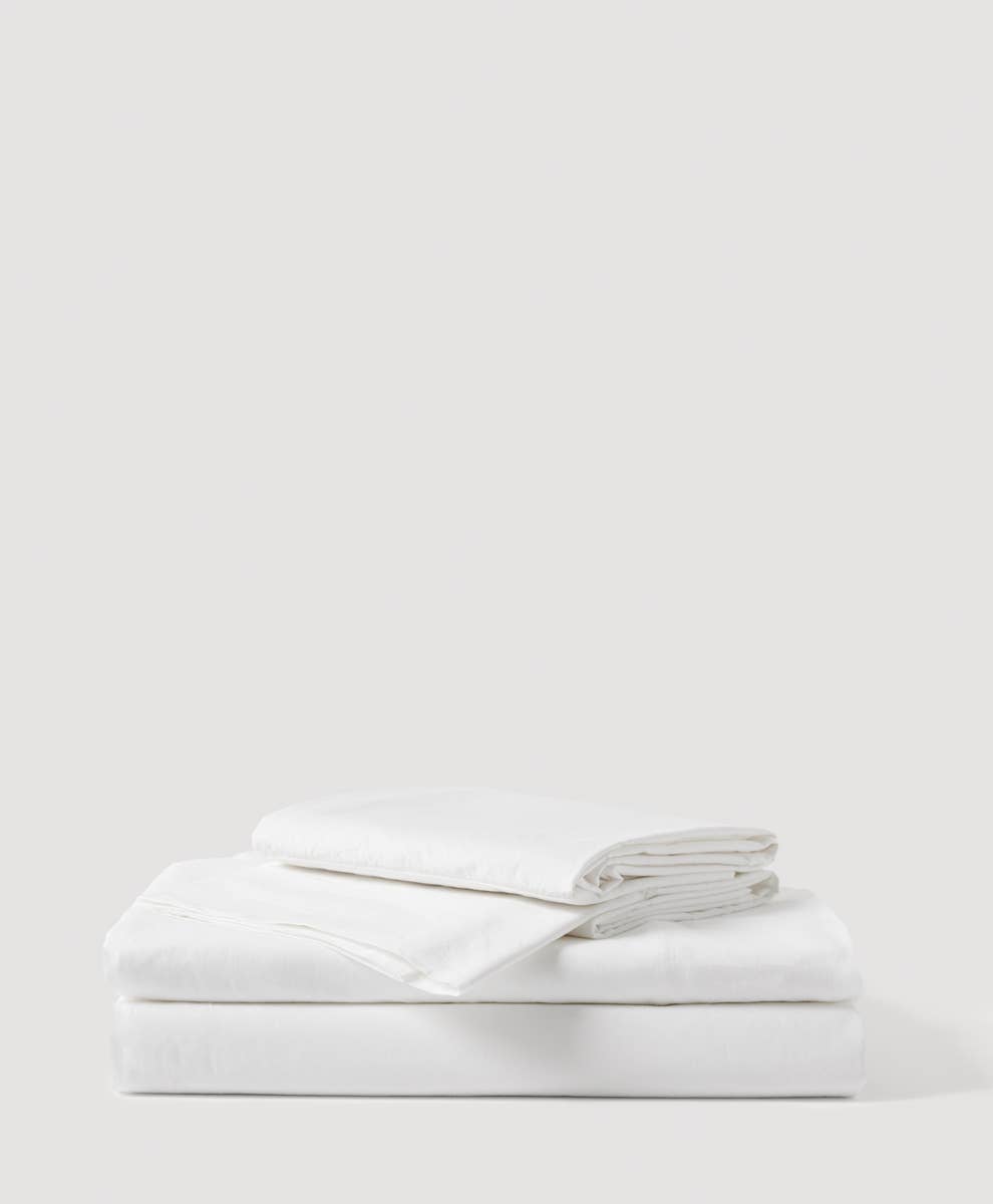 Pact Home Organic Cool-Air Percale Sheet Set