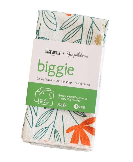 New Bloom Reversible Biggie Towels – Set of 2