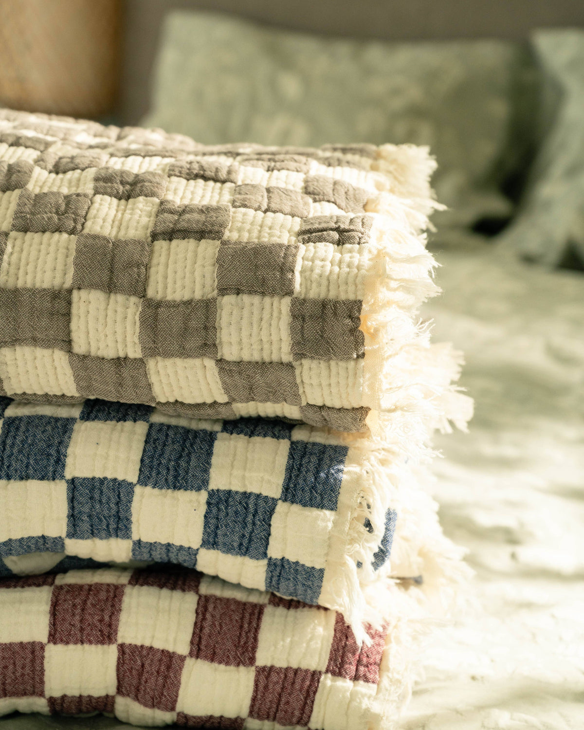 Mira Cotton Quilted Throw