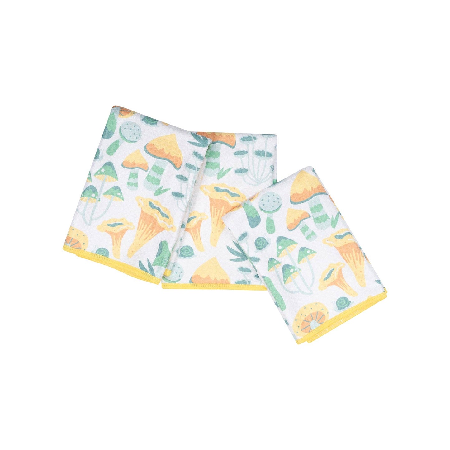 Mighty Mini Towel (Set of 3) Reversible - HJ Misty Mushrooms