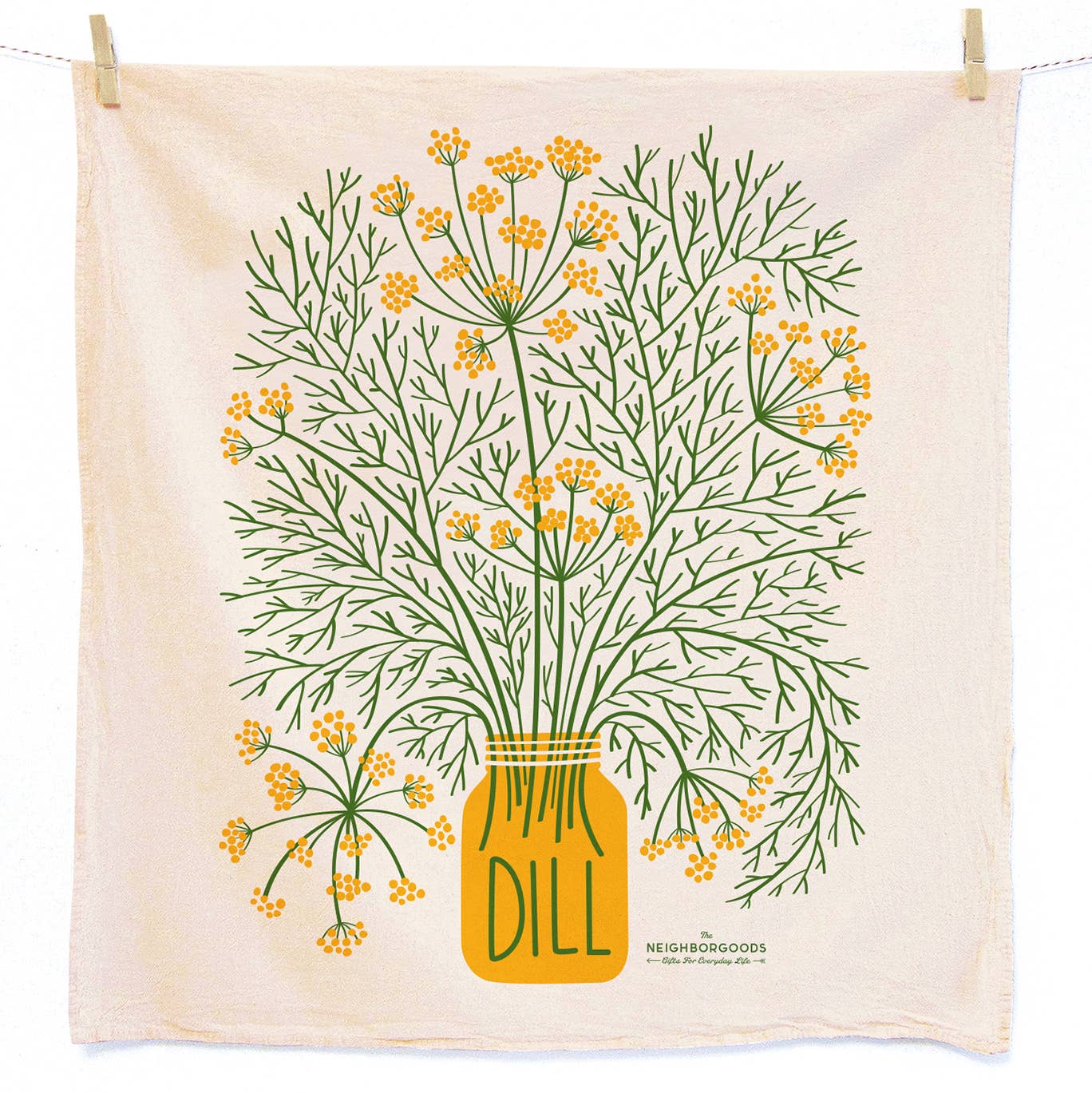 Dill - Tea Towel + Sponge Cloth Set