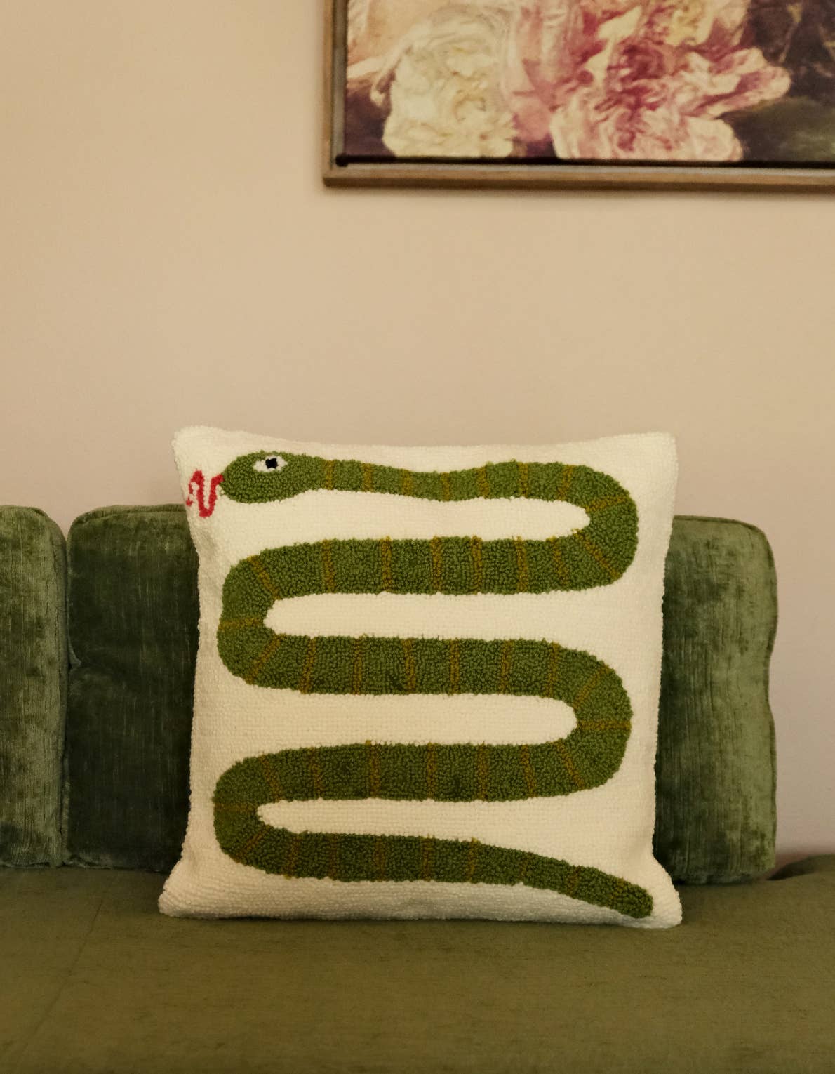 Snake Throw Pillow