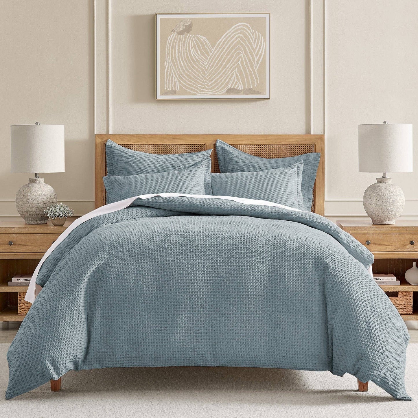 Cloud Waffle Duvet/Comforter Set